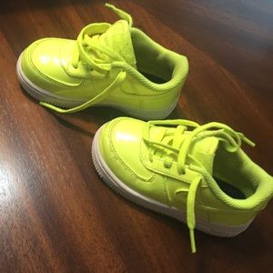 Neon Low Top  Air Force Ones